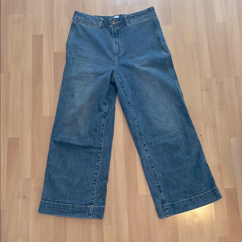 Classic Blue Wide-Leg Women's Jeans